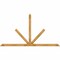 Ekena Millwork Saratoga Rough Sawn Timber Gable Bracket, Western Red Cedar, 108"W x 58"H x 4"D x 4"F, 13/12 Pitch GBW108X58X0404SAR00RWR - alternate 1